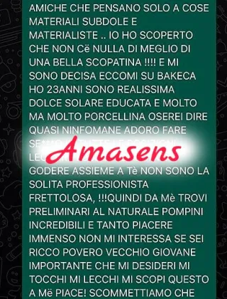 3894598437 - Sabato Ultimo Giorno Studentessa Italianissima ? X